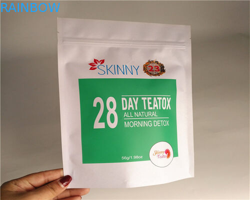 ผนึกถุงกระดาษซิปอาหารมีความแข็งแรงสูงการพิมพ์สีเต็มรูปแบบสำหรับถั่วผลไม้แห้ง