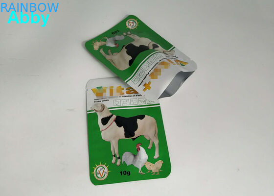 Quad Seal Tear Pet Food Bag การปรับเปลี่ยนขนาด สําหรับอาหารไก่ / วัว / แกะ