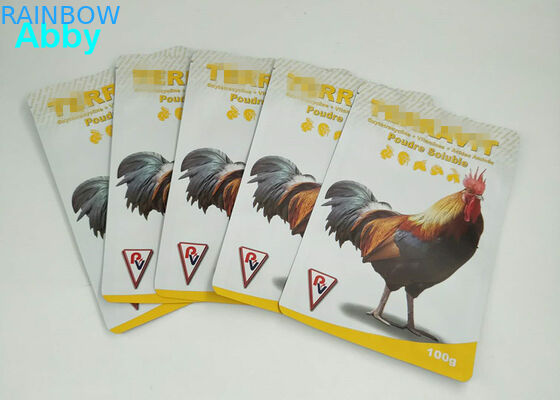 Quad Seal Tear Pet Food Bag การปรับเปลี่ยนขนาด สําหรับอาหารไก่ / วัว / แกะ