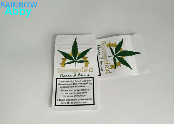 การพิมพ์ทองแมตต์อลูมิเนียมฟอยล์ถุงก๊าซเป้าเสื้อกางเกงด้านข้าง 10000 MOQ