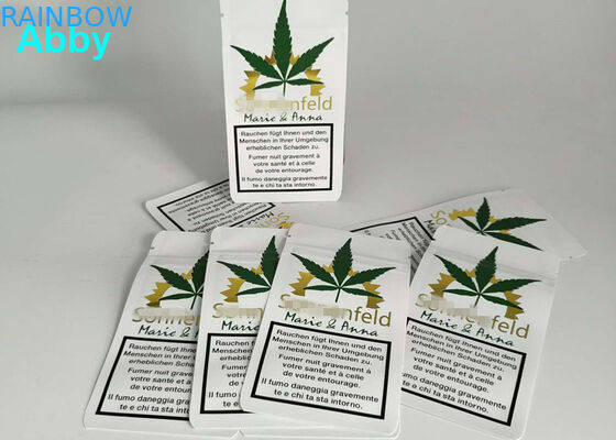 ถุงพลาสติกพิมพ์ CMYK สีทองพร้อมถุงพลาสติก