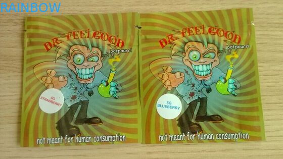 บรรจุภัณฑ์ธูปสมุนไพรอำพันใบไม้, ความปลอดภัยกระเป๋าซีลสามด้าน 4 กรัม