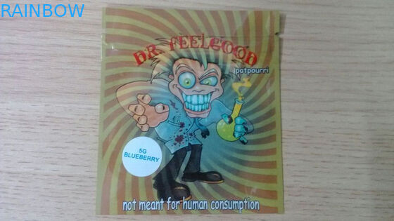 บรรจุภัณฑ์ธูปสมุนไพรอำพันใบไม้, ความปลอดภัยกระเป๋าซีลสามด้าน 4 กรัม