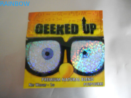 บรรจุภัณฑ์ธูปสมุนไพรอำพันใบไม้, ความปลอดภัยกระเป๋าซีลสามด้าน 4 กรัม