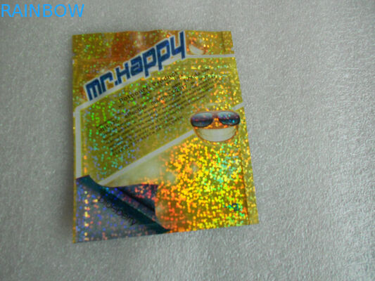 ถุงซิปพลาสติกอาหารเกรด 8 สีสำหรับผลิตภัณฑ์ CBD 46 * 33 * 30 ซม