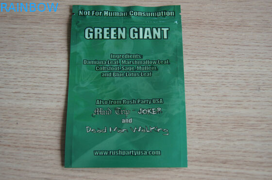 ชัดเจนด้านหน้าบรรจุภัณฑ์สมุนไพรธูปรีไซเคิลโลโก้ที่กำหนดเองสำหรับการลายาสูบ