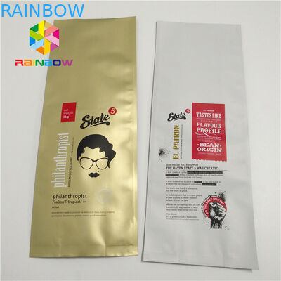 บรรจุภัณฑ์ถุงพลาสติกขนาดใหญ่, ถุงฟอยล์อลูมิเนียมพร้อม Valve Quad Seal