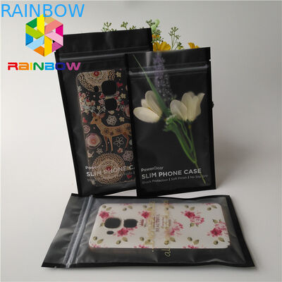 บรรจุภัณฑ์พลาสติกที่ไม่ใช่สายเคเบิลโทรศัพท์มือถือโนนิบรรจุภัณฑ์ไม่รั่วด้วยตัวล็อกซิป