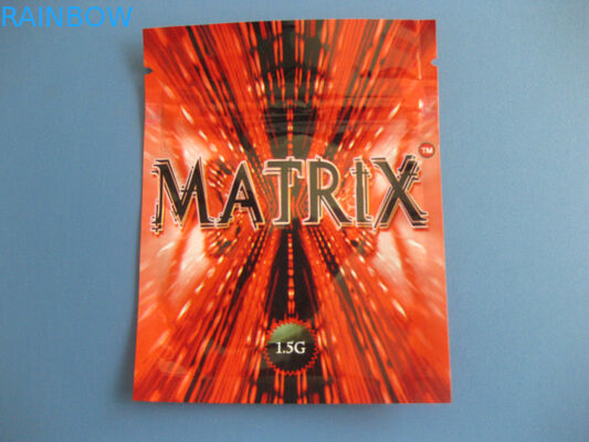 Ravure พิมพ์วัสดุปิดผนึกสามด้านวัสดุ Mylar ศัสตราพร้อมด้ามจับ Ipper