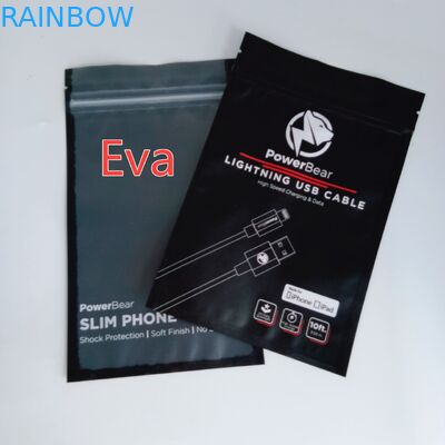 ถุงพลาสติกที่ปิดผนึกรูแขวนสำหรับบรรจุภัณฑ์ที่ชาร์จในรถยนต์ USB แบบติดผนัง