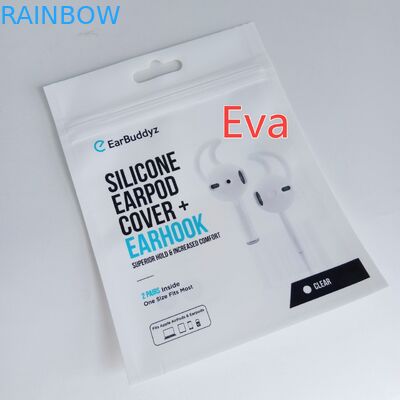 ถุงพลาสติก Zip Seal วัสดุพลาสติก Gravure การจัดการพื้นผิวการพิมพ์ด้วย Euro Hanging Hole