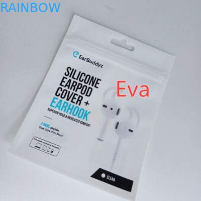 ถุงพลาสติก Zip Seal วัสดุพลาสติก Gravure การจัดการพื้นผิวการพิมพ์ด้วย Euro Hanging Hole