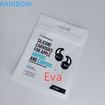 ถุงพลาสติก Zip Seal วัสดุพลาสติก Gravure การจัดการพื้นผิวการพิมพ์ด้วย Euro Hanging Hole