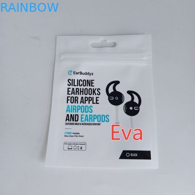 ถุงพลาสติก Zip Seal วัสดุพลาสติก Gravure การจัดการพื้นผิวการพิมพ์ด้วย Euro Hanging Hole