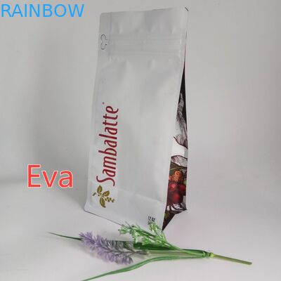 ผนึกซิปลุกขึ้นยืนกระเป๋าด้านล่างแบนสำหรับบรรจุภัณฑ์อาหารสัตว์