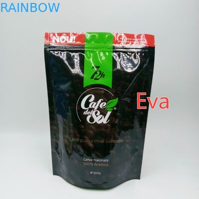 เงินพลาสติกยืนขึ้นถุงกระเป๋า 500g ปลอดสารพิษสำหรับบรรจุภัณฑ์ผงกาแฟชา