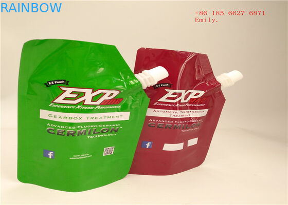 ถุงพวยนำกลับมาใช้ซ้ำบรรจุภัณฑ์พลาสติกบีบอาหารเกรดสำหรับน้ำผลไม้