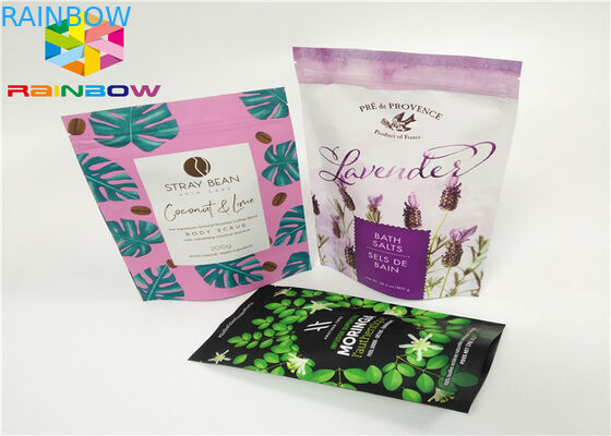 ที่กำหนดเองพิมพ์ชารีไซเคิลซิปที่กำหนดเองอลูมิเนียมฟอยล์ชาบรรจุภัณฑ์อาหาร Ziplock mylar กระเป๋าสำหรับกาแฟผงกระเป๋า