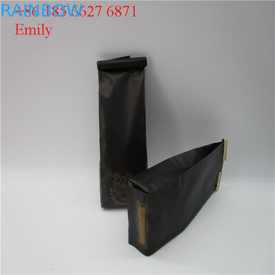 บรรจุภัณฑ์ถุงซิปฟอยล์ 250 กรัม 500 กรัมพร้อมวาล์วทางเดียว