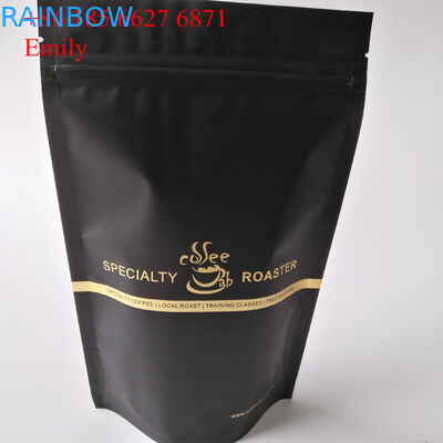 บรรจุภัณฑ์ถุงซิปฟอยล์ 250 กรัม 500 กรัมพร้อมวาล์วทางเดียว