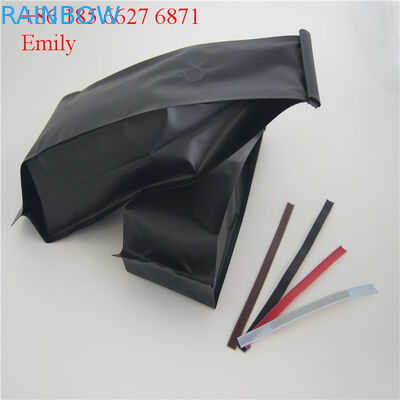 ถุงอลูมิเนียมฟอยล์วัสดุ PET สีมันวาวเอฟเฟกต์กับดีบุก Tie 10000 ชิ้น