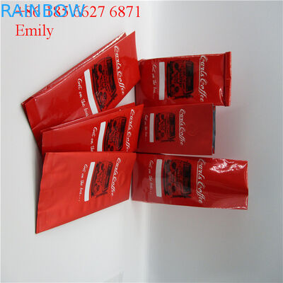 ถุงอลูมิเนียมฟอยล์วัสดุ PET สีมันวาวเอฟเฟกต์กับดีบุก Tie 10000 ชิ้น