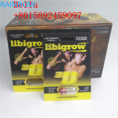 บรรจุภัณฑ์บัตรตุ่ม 3D แบบกำหนดเองวัสดุพลาสติกสำหรับแคปซูล / ยาทางเพศ