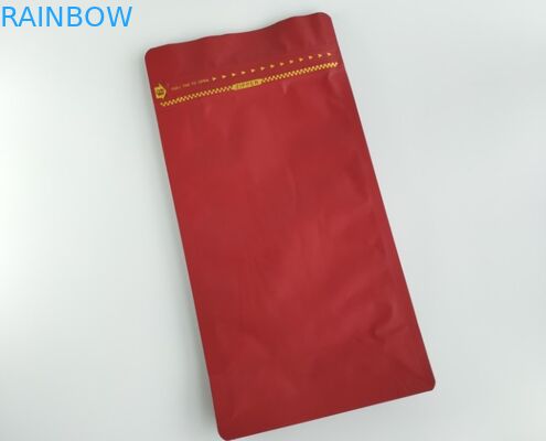 Hang Hole Ziplock Stand Up Pouches สิ่งกีดขวางที่ดีต่อความชื้นสำหรับชากาแฟ