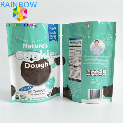 กระเป๋าบรรจุอาหารว่างขนาดเล็ก มีซิปเปอร์มือด้านบน สีที่กําหนดเอง