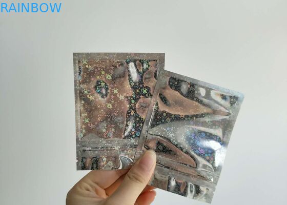 โครงสร้างอลูมิเนียมฟอยล์แบบกำหนดเองกระเป๋า 5 มม. ด้านปิดผนึกสำหรับบุหรี่