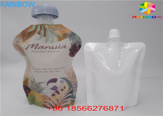 รอยฉีกขาด Ziplock ป้องกันความชื้นยืนขึ้นกระเป๋าวันแพ็คถุงอลูมิเนียมสำหรับขนมขบเคี้ยว