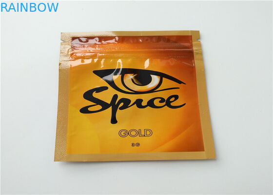 SGS บรรจุภัณฑ์สมุนไพรโฮโลแกรมฟอยล์ Vape ตลับมินิ Mylar ถุง Ziplock