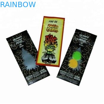 กระเป๋า Mylar พิมพ์แบบกำหนดเอง CBD Vape ตลับบรรจุภัณฑ์ถุงถุงซิปขนาดเล็กสำหรับถัง Vape