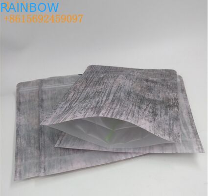 อาหารเกรดลุกขึ้นยืนกระเป๋าถุงพลาสติกเองฟอยล์พื้นผิวด้านสำหรับบรรจุชา