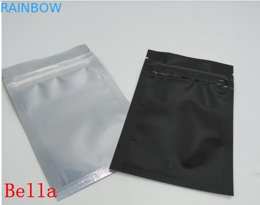 กระเป๋าใส่เครื่องสำอางค์ด้านหน้าเคลือบฟอยล์สี Mylar Zip Lock Make Up Brush Package