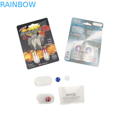 ใหม่ล่าสุด Mamba Black Horse Super Panther 3D Card สำหรับบรรจุยาเสริมสมรรถภาพชาย Rhino 600K 700K Platinum Sex Pill Pack