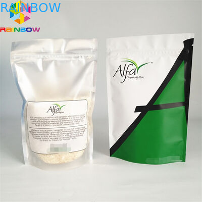 ที่กำหนดเองโลโก้ของคุณเองพิมพ์อลูมิเนียมฟอยล์ถุงบรรจุภัณฑ์ที่มีด้านล่างเป้าเสื้อกางเกงกระเป๋ากระเป๋าด้านล่างซิปใสถุงฟอยล์