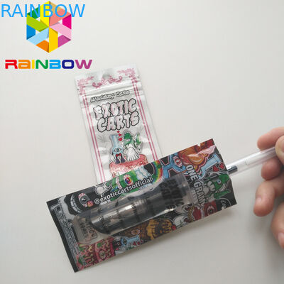 Vape คาร์ทริดจ์ถุงพลาสติกบรรจุภัณฑ์ Mario Exotic Carts Mini Mylar Bags