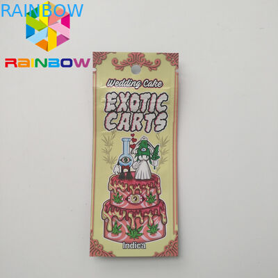 Vape คาร์ทริดจ์ถุงพลาสติกบรรจุภัณฑ์ Mario Exotic Carts Mini Mylar Bags