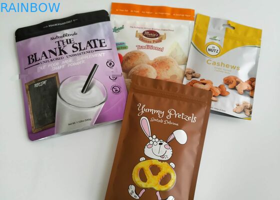 อลูมิเนียมฟอยล์ Infusion Superfood Moringa สูญญากาศที่เก็บกระเป๋าซีลพิมพ์โลโก้ที่กำหนดเอง