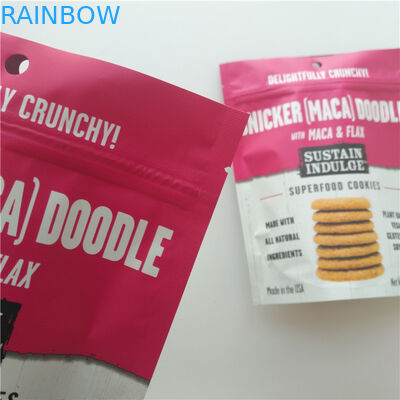 เอสจีเอพลาสติกขนมถุงบรรจุภัณฑ์โลโก้ที่กำหนดเอง Mylar Doypack สำหรับมันฝรั่งทอด / บิสกิต