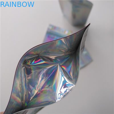 อาหารพลาสติกกาแฟแต่งหน้าโฮโลแกรมที่กินได้กระเป๋าใสโฮโลแกรมใส