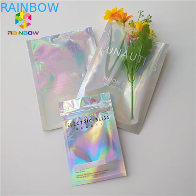 Mini Mylar Ziplock Bags, Mylar บรรจุภัณฑ์อาหาร Exotic Carts Vape Cartridge โฮโลแกรม
