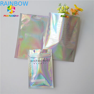 Mini Mylar Ziplock Bags, Mylar บรรจุภัณฑ์อาหาร Exotic Carts Vape Cartridge โฮโลแกรม