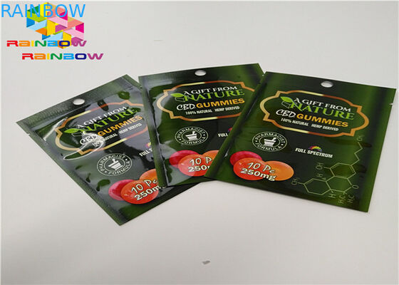 อลูมิเนียมฟอยล์ซิปล็อคถุงพลาสติกบรรจุอาหารกระเป๋าขนาดที่กำหนดเองด้วยรอยฉีก