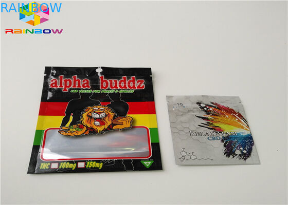 ถุงพลาสติกผนึกสมุนไพรธูป AC1003 CBD Vape น้ำมันบรรจุภัณฑ์ตลับ