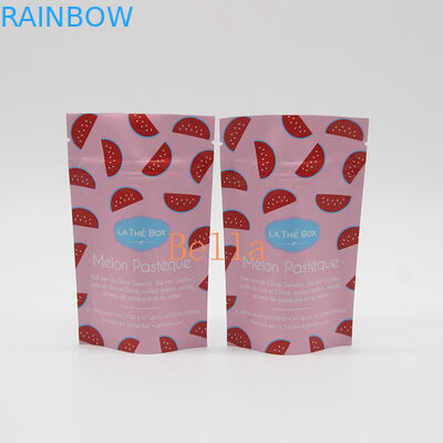 Mylar บรรจุภัณฑ์สมุนไพรธูป Ziplock ใบยาสูบยืนขึ้นถุง 120-180 Mic ความหนา