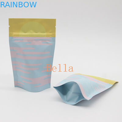 Mylar บรรจุภัณฑ์สมุนไพรธูป Ziplock ใบยาสูบยืนขึ้นถุง 120-180 Mic ความหนา