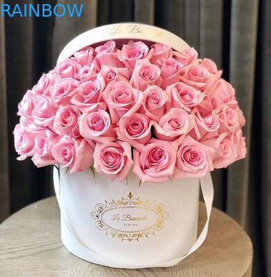 กล่องกระดาษรีไซเคิลกันน้ำบรรจุภัณฑ์กล่องกระดาษแข็งทรงกลมพร้อมโลโก้