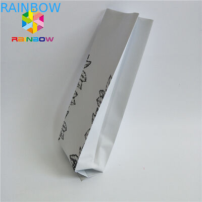 คราฟท์ด้านเป้าเสื้อกางเกงลุกขึ้นยืนถุงกาแฟถุงพลาสติกปิดผนึกพิมพ์แบบกำหนดเอง